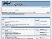 Tablet Screenshot of elsantuario.es